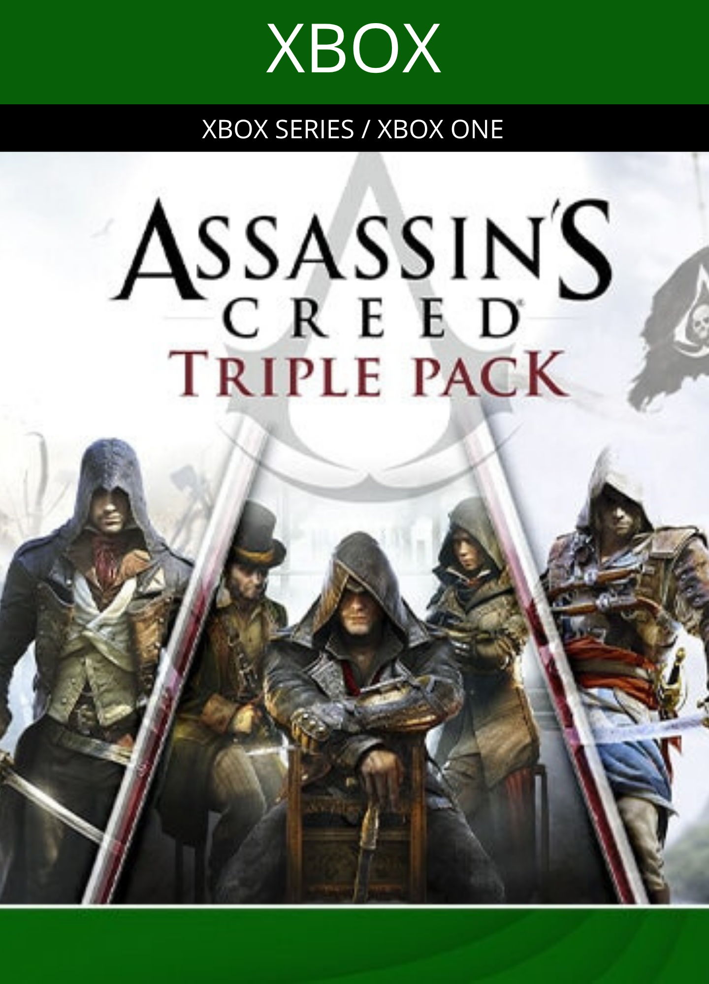 Pack Triplo Assassin'S Creed: Black Flag, Unity, Syndicate Xbox Series/One Digital